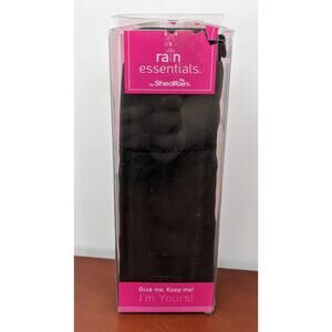 ShedRain Black Collapsible Mini Umbrella Carry On New Travel Packable